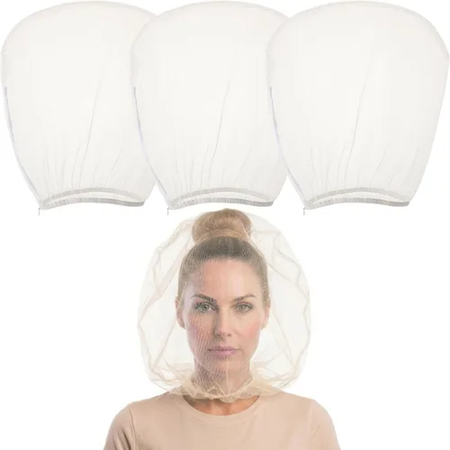 Miniatura 10 de Oversized Makeup Protector Hood, Guards Hair & Makeup While Dressing, Nylon Chiffon, Reusable, Zip Closure, Machine Washable