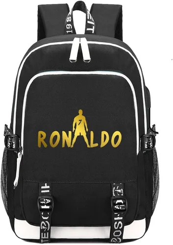 Miniatura 22 de Soccer Player 7 Mochila deportiva multifunción para viajes, portátil, para fanáticos del fútbol, para hombres y mujeres, negro - 2, Tamaño único