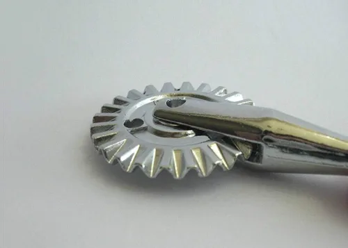 Miniatura 5 de Tredoni Rueda de pastelería de 1.6" - Cortador de sellos de masa/engarzador, máquina para pasta/raviololes/pastas, rueda de acero inoxidable de 1.6