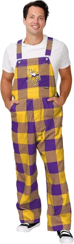Miniatura 27 de FOCO NFL mens Nfl Team Logo Plaid Bib Overalls