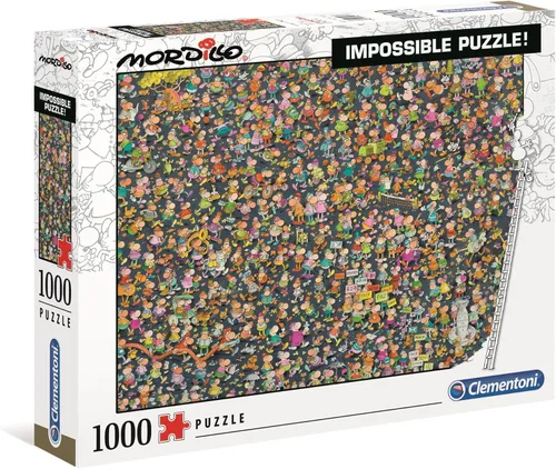 Miniatura 4 de Clementoni Batman Impossible 39575 - Rompecabezas de 1000 piezas, fabricado en Italia, para adultos