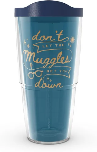 Miniatura 14 de Tervis Traveler Harry Potter Don't Let Muggles Get You Down Vaso de triple pared aislado para viajes, mantiene las bebidas frías y calientes, 20