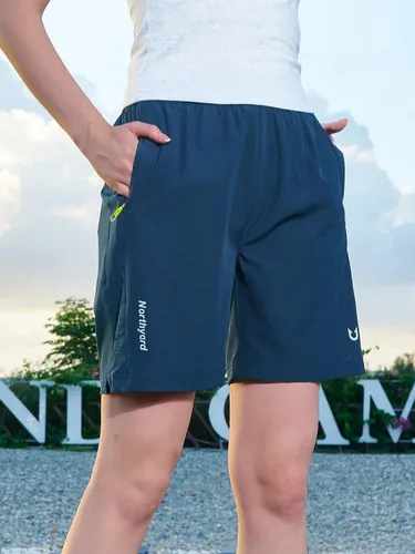 Miniatura 33 de NORTHYARD Pantalones cortos deportivos de senderismo para mujer, de secado rápido, ligeros, para gimnasio, entrenamiento, con 3 bolsillos