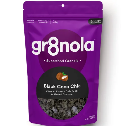 Miniatura 13 de gr8nola The Original - Cereal de granola saludable y bajo en azúcar, fabricado con superalimentos, almendras enteras, miel, canela y linaza, sin