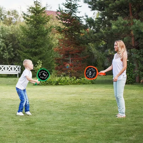 Miniatura 6 de Juego de pelota inflable de raqueta para niños y adultos, actividades familiares, juegos de juegos para interiores y exteriores, juguetes deportivos