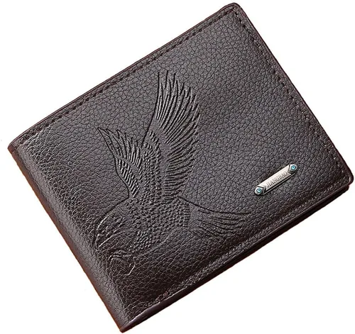 Miniatura 52 de Cartera delgada para hombre con monedero, cartera minimalista con cremallera, carteras plegables para hombre con tarjetero de crédito, cartera