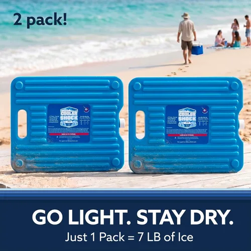 Miniatura 5 de Cooler Shock Paquetes de Hielo - Reutilizables, Premium, Paquete Grande y Set de Almuerzo para Uso a Largo Plazo - Se Enfría Más Rápido que el Hielo