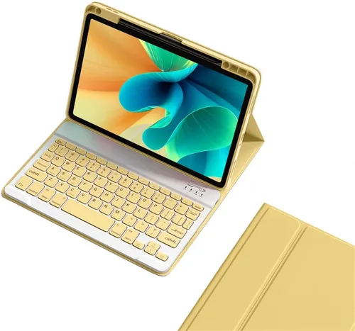 Miniatura 10 de kaitesi Funda para teclado para iPad 9ª 8ª 7ª generación 10.2/ Air 3ª generación Pro 10.5, cubierta inteligente de folio inteligente con teclado