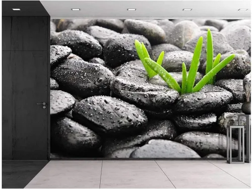 Miniatura 34 de wall26 - Black Rocks on a Lake - Mural de pared, calcomanía extraíble, decoración del hogar - 66x96 pulgadas