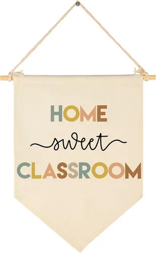 Letrero de pared para aula, regalo para profesores, decoración inspiradora de vuelta a la escuela, decoración de pared, hogar, dulce aula, cita