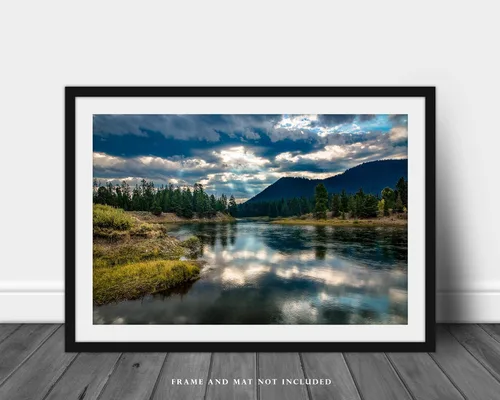 Miniatura 3 de Rocky Mountain Photography Print (Not Framed) Picture of Peaceful Morning Along Snake River in Grand Teton National Park Wyoming Nature Wall Art