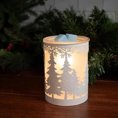 Miniatura 2 de Scentsationals Calentador de cera de Navidad, calentador de cera derretida para derretidos perfumados, colección navideña, árboles de Navidad Lumi