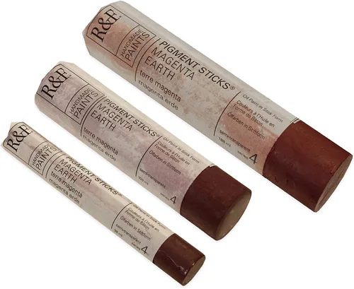 Miniatura 121 de Pinturas R&F Hechas a Mano - Palo de Pigmento al Óleo Profesional, Gris Neutro Medio, 188 ml