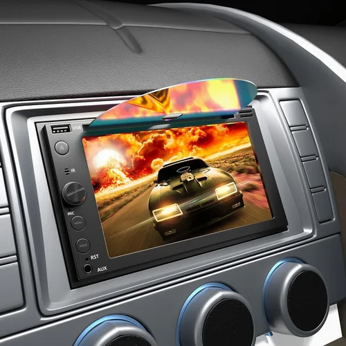 Miniatura 6 de Estéreo de coche doble DIN con reproductor de CD/DVD Apple Carplay y Android Auto, radio de coche de 6.2 pulgadas con Bluetooth y cámara
