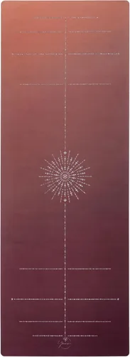 Miniatura 2 de Yvonne Solstice Harmony - Alfombrilla de yoga de viaje, ultra fina, 1/16 de pulgada, ligera, plegable y antideslizante para viajes y hogar, goma