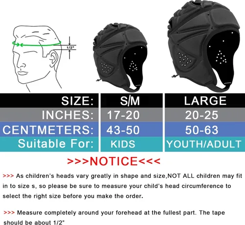 Miniatura 2 de Flag Football Helmet 7v7 Soft Padded Headgear Rugby Headguards Shell Youth Kids Adults