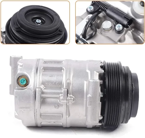 Miniatura 2 de Compresor de aire acondicionado con embrague, para Mercedes-Benz E320/ML320 3.2L 1996 1997 1998 1999 2000 2001 2002 compresor de aire acondicionado