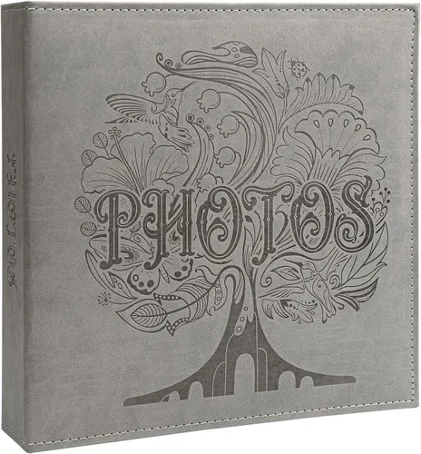 Miniatura 9 de COFICE Álbum de fotos de 4 x 6 pulgadas, carpeta de 3 anillas, libro de fotos grande con hojas de índice y divisorias, libro de fotos grande