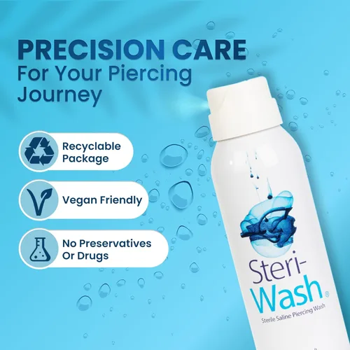Miniatura 3 de Steri-Wash Postcare Piercing Spray 3 oz