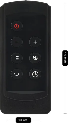 Miniatura 4 de Control remoto de repuesto compatible con ventilador de torre inteligente Dreo DR-HTF008 DR-HTF004 DR-HTF004S DR-HTF005 DR-HTF008S DR-HSH007