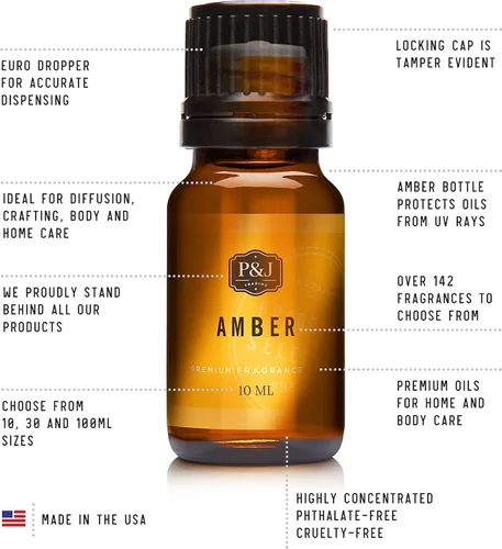 Miniatura 4 de P&J Trading - Aceite perfumado de té blanco 100ml - Aceite aromático para fabricación de velas, jabón, aceite para difusores