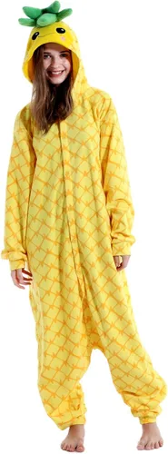 Miniatura 6 de vavalad Disfraces de piña para adultos, pijamas de una pieza, piña, fruta y piña, regalos para mujeres y hombres