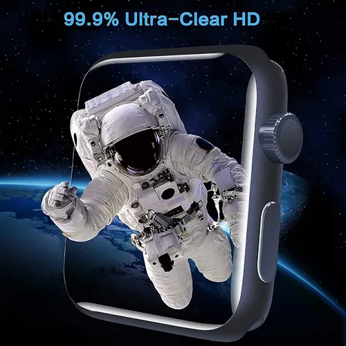 Miniatura 4 de Lamshaw Protector de pantalla compatible con MILOUZ Smart Watch, [6 unidades] Película transparente de TPU de cobertura completa compatible