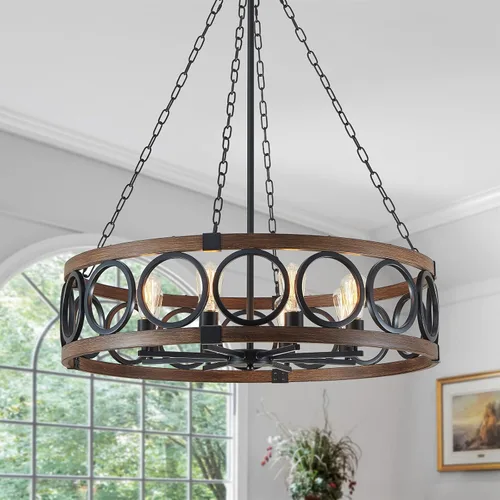 Miniatura 18 de XINGQI Candelabro moderno de 3 luces, lámpara colgante de 13", altura ajustable, accesorios de iluminación para comedor, dormitorio, sala de estar