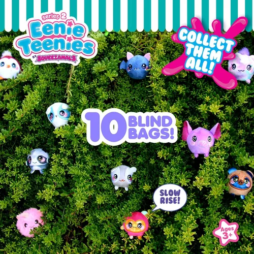 Miniatura 5 de Squeezamals Eenie Teenies 10pks con un personaje Eenie Teenie en cada uno! ¡Colecciona los 24 personajes de la Serie 2! Diversión en paquetes ciegos