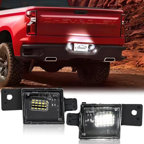 Miniatura 10 de Luz LED para placa de matrícula compatible con Dodge Ram 1500 2500 3500 2003-2018, accesorios de luces de matrícula, montaje de repuesto
