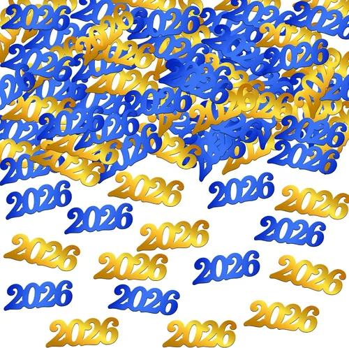 Miniatura 15 de KatchOn, Confeti de graduación negro brillante 2026 – Paquete de 500 Confeti de graduación 2026 decoraciones de graduación 2026 Decoraciones