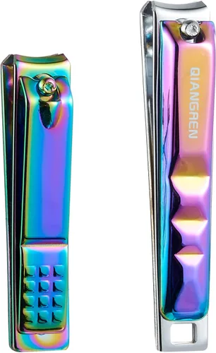 Miniatura 6 de Juego de cortaúñas súper afilado y fuerte, cortaúñas de uñas y pies de acero inoxidable fuerte para mujeres u hombres (estilo 2)