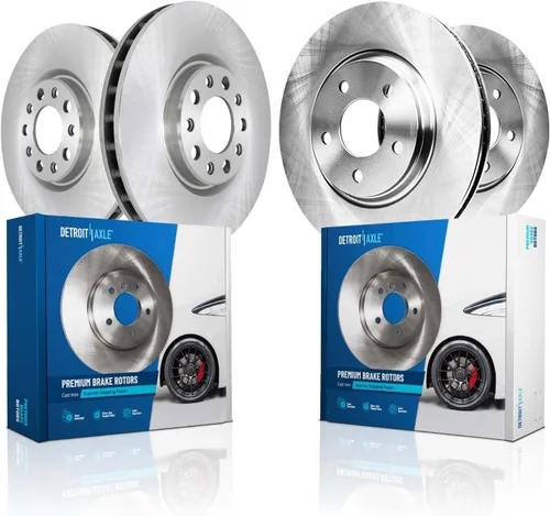 Miniatura 29 de Detroit Axle - Rotores de freno para Ford Mustang 2015 2016 2017 2018 2019 2020 2021 2022 2023 Rotores de freno de disco 2016 2017 2018 2019