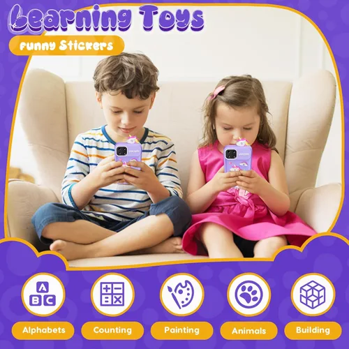 Miniatura 6 de Juguetes de teléfono inteligente para niñas, juguetes de regalo de unicornio para niñas de 3 a 9 años, regalos de cumpleaños, mini juguetes