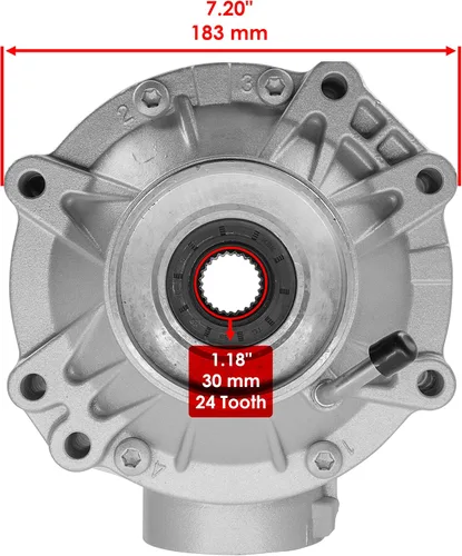 Miniatura 2 de Caltric Diferencia diferencial trasera completa compatible con Can-am Outlander 450 570 4X4 2016 2017 2018 2019
