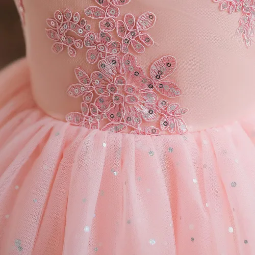 Miniatura 4 de NNJXD Baby Girl Princess Dress Bowknot Sequins Dresses
