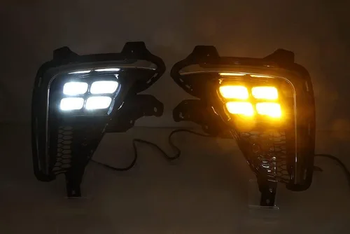 Miniatura 5 de Dreamseek Cuatro ojos LED DRL luz diurna para Kia K3 Forte Cerato BD 3ª generación 2019 2020 2021 montaje de lámpara antiniebla de conducción