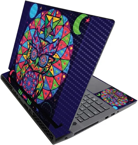 Miniatura 527 de MightySkins - Skin brillante con purpurina para Alienware M17 R3 (2020) y M17 R4 (2021) - Diversión de los años 90 Acabado duradero con purpurina