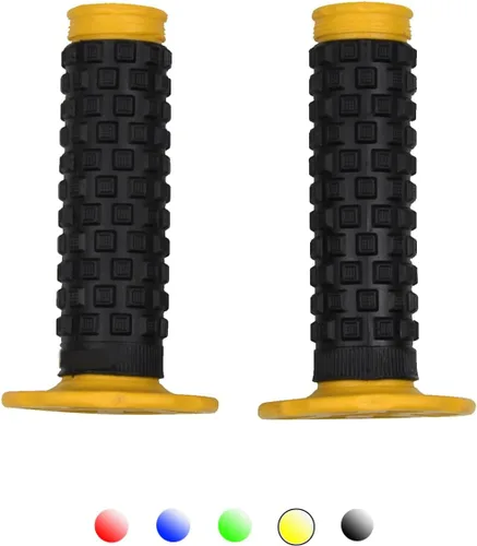 Miniatura 9 de Agarres para Manillar de Motocicleta 7/8" Agarres para Bicicleta de Cross con Parte Superior en Forma de Almohada Agarres Antideslizantes de Goma