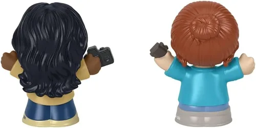 Miniatura 4 de F-Price - Paquete de figuras de juguete ~ Juego de figuras de inicio de historias - HBW68 ~ Figuras de fotógrafo y jugador de ukelele, marrón, azul