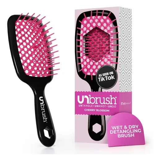 Miniatura 38 de FHI Heat UNbrush - Cepillo desenredante para cepillar sin dolor en cabello húmedo o seco — Cerdas antiestáticas DuoFlex duraderas, mango ligero