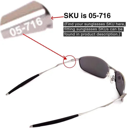 Miniatura 3 de Walleva Replacement Lenses for Oakley Whisker Sunglasses - 10 Options Available