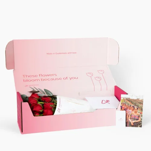 Miniatura 3 de Aquarossa Farms Flores frescas cortadas para entrega, regalos para graduación, cumpleaños, aniversario o simplemente porque - 24 rosas frescas rojas