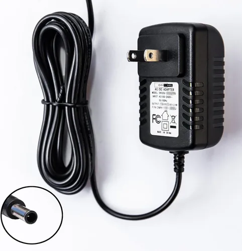 Miniatura 3 de OMNIHIL Adaptador de corriente AC/DC de 8 pies compatible con CASIO WK-6500, WK-6600, WK-7500, WK-7600 adaptador de cargador de fuente