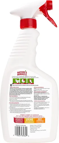 Miniatura 2 de Removedor de manchas y olores de perros, fórmula enzimática para desastres cotidianos, de Nature's Miracle, 709 ml