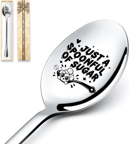 Miniatura 10 de Cuchara de café para gatos, divertida cuchara de acero inoxidable 304, cucharas de postre para gatos amantes de los gatos, mujeres, novia, regalo