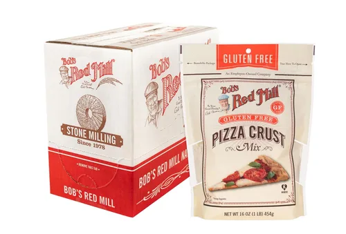 Bob's Red Mill Mezcla de masa de pizza, 16 onzas (paquete de 4)