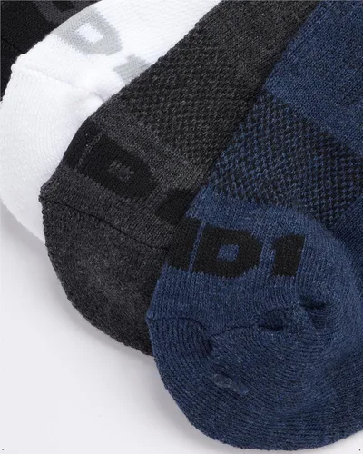 Miniatura 4 de AND1 Calcetines tipo tripulación para hombre - Paquete de 12 calcetines deportivos acolchados de alto rendimiento que absorben la humedad y son