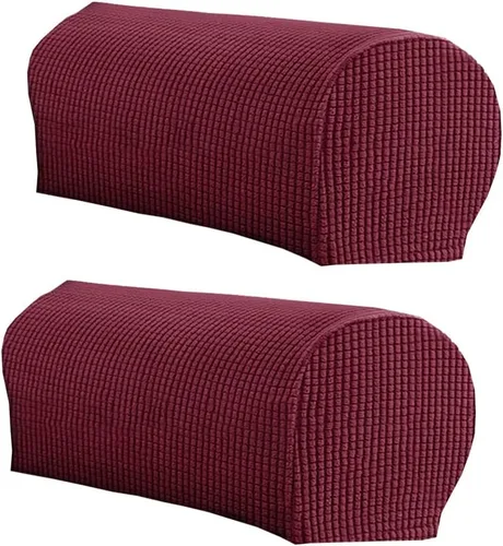 Miniatura 13 de LINGXIYA Funda de Reposabrazos de Terciopelo Suave y Elástico, Fundas para Reposabrazos de Sillas/Sofas, Fundas para Brazos de Sofá, Protector