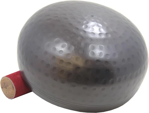 Miniatura 3 de DharmaObjects Juego de mazo tibetano de 5.5 pulgadas con cojín de cuenco de canto martillado a mano oscura